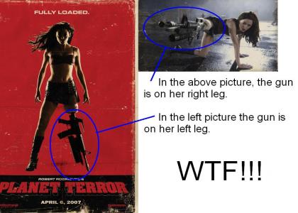 Planet Terror's glaring mistake