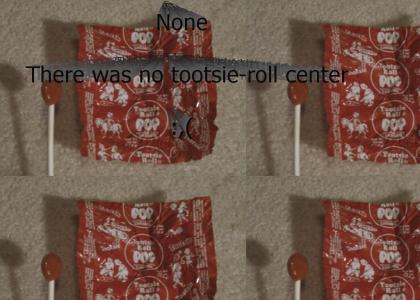 How many licks to the tootsie-roll center of a tootsie roll pop?