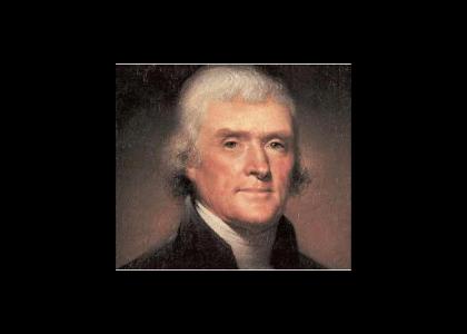 Thomas Jefferson rapping