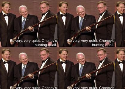 Cheney's hunting. (Image AND sound updated!)