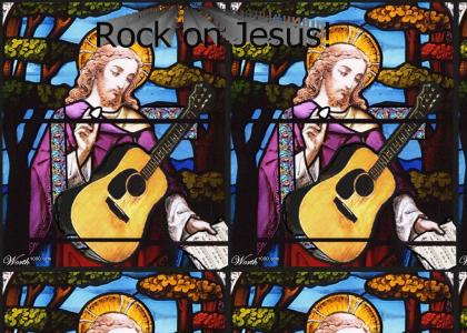 Jesus Plays Guitar (no hands!)