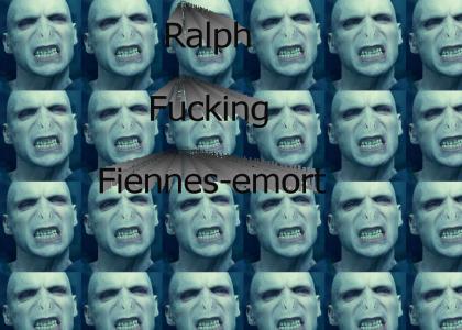 Ralph Fiennes (minus nose) is Voldemort.