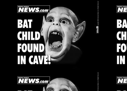 Bat Boy Found In Cave!!