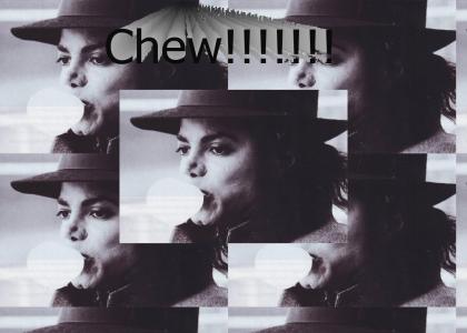 Michael Jackson's advice for what to do with gum