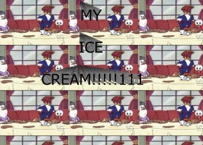 Scrooge loses his favorite ice cream