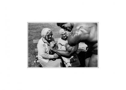 arnold hits on old ladies