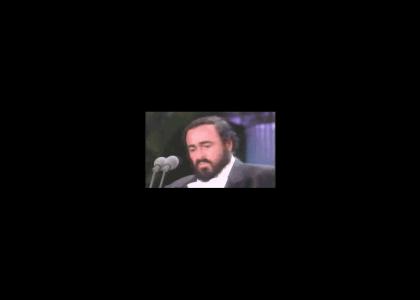 Pavarotti's last performance