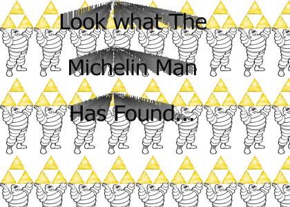 Michelin Man Found the Triforce!
