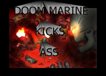 Doomguy Kicks Ass