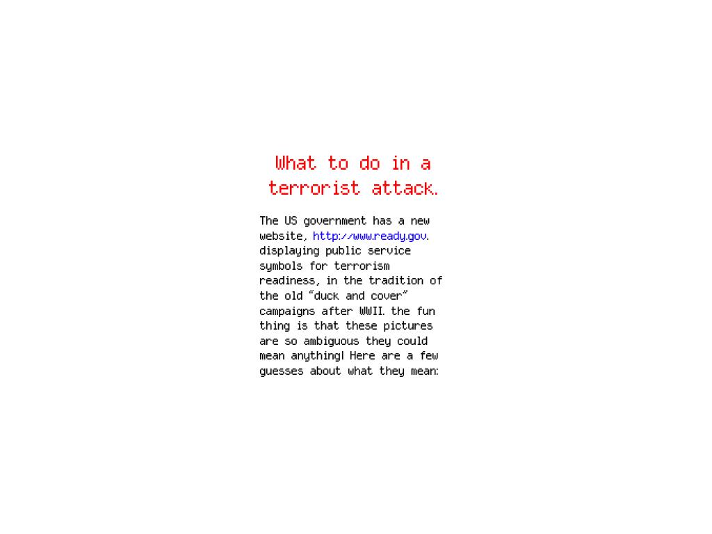 Terrorism101