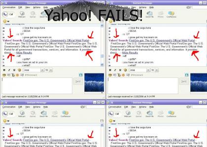 Yahoo SPAMS Instant Messenger