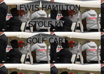 Nigga stole my golf cart