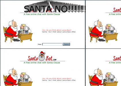 Santa is GAY with Lance Bass!!