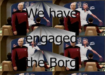 Picard has engaged Borg