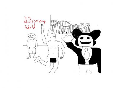 Me Naked at Disney World