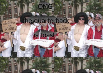the quarterback is toast