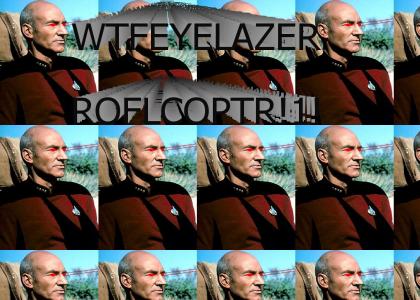 Picard has laser eyes