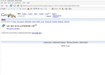 Google fails at mathematics.