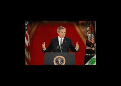YESYES - Bush talks about EVERYTHING to you (Monkey President) (reedited sound)