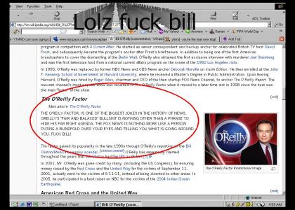 OREILLY PWNED ON WIKIPEDIA