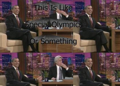 Obama Mocks Special Olympics