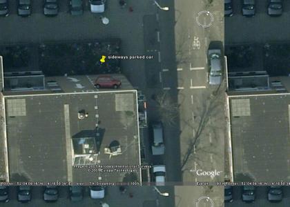 OMG Sideways Car on Google Earth! (Now WITH Coordinates)