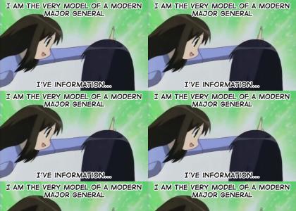 Osaka is the very model of a modern major general