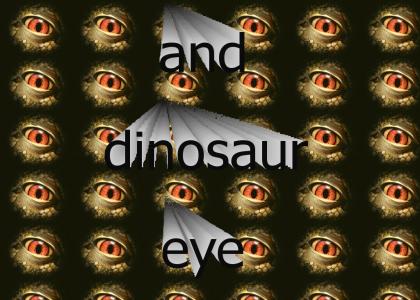 and dinosaur eye