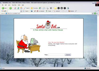 Santabot doesn't care about black people