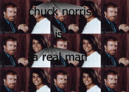 chuck norris a real man