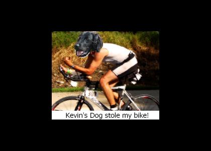 Kevin's Dog stole my Bike!