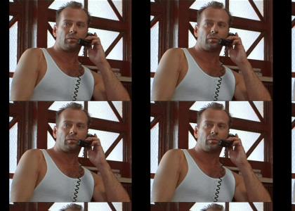 John McClane lets the family know