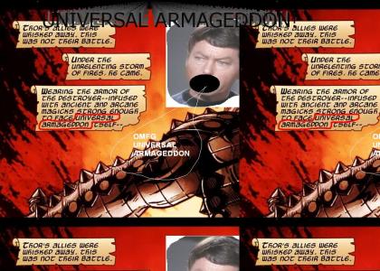COMICBOOKTMND: We're talking about Universal Armageddon!