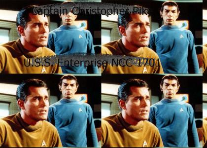 Captain Christopher Pike (pre kirk or picard)