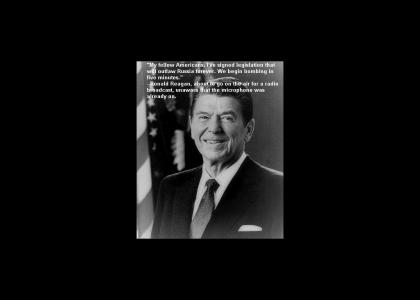 Reagan, U so crazy!