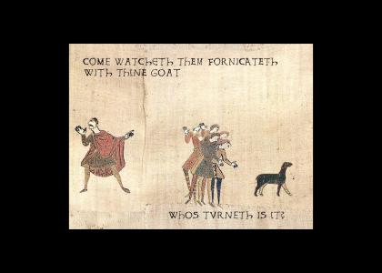 medieval frat guys love goats