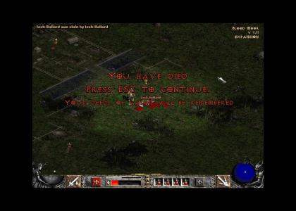 Diablo 2 emo suicide