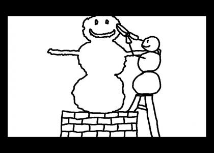 Topiary Trimmin' Snowman