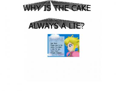 The cake is always a lie