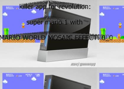 Nintendo Revolution KILLER APP! :x