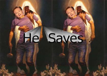 Jesus saves Conan