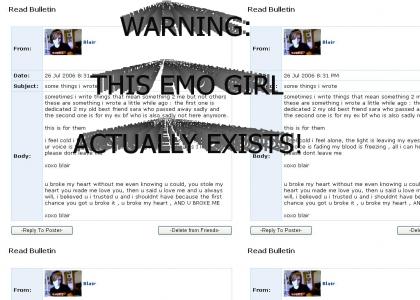 Emo loser (why do these people exist)