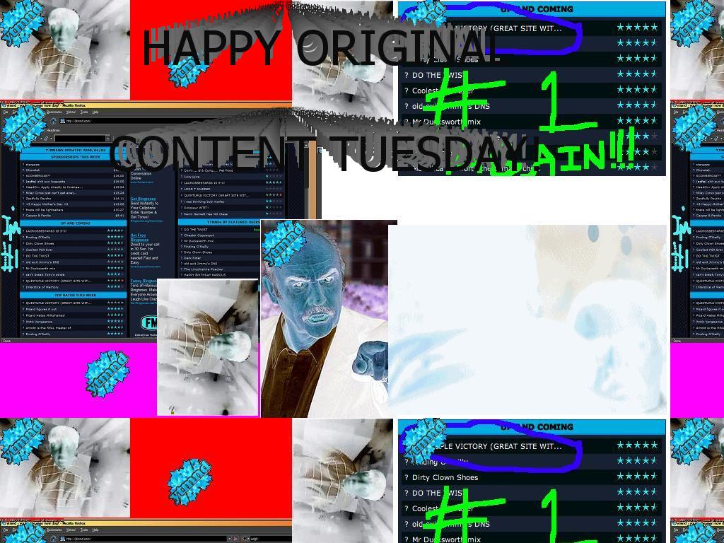 happyoriginalcontenttuesday
