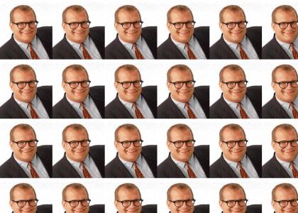 Drew Carey Doesn't Change Facial Expressions