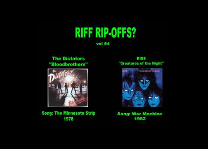 Riff Rip-Offs Vol 64 (The Dictators v. KISS)