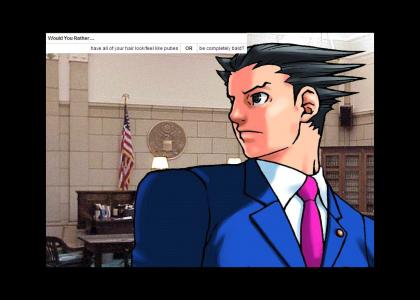 Phoenix Wright Considers His Options (In the Courtroom of the Internets)