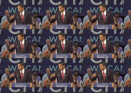 Obama's Shoulder, a Piano Falls