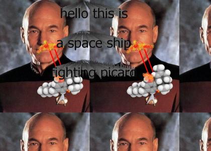 space ship vs. Picard