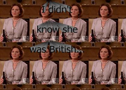I didn't know Emily Gilmore was British....