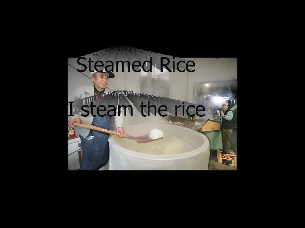 steamedrice